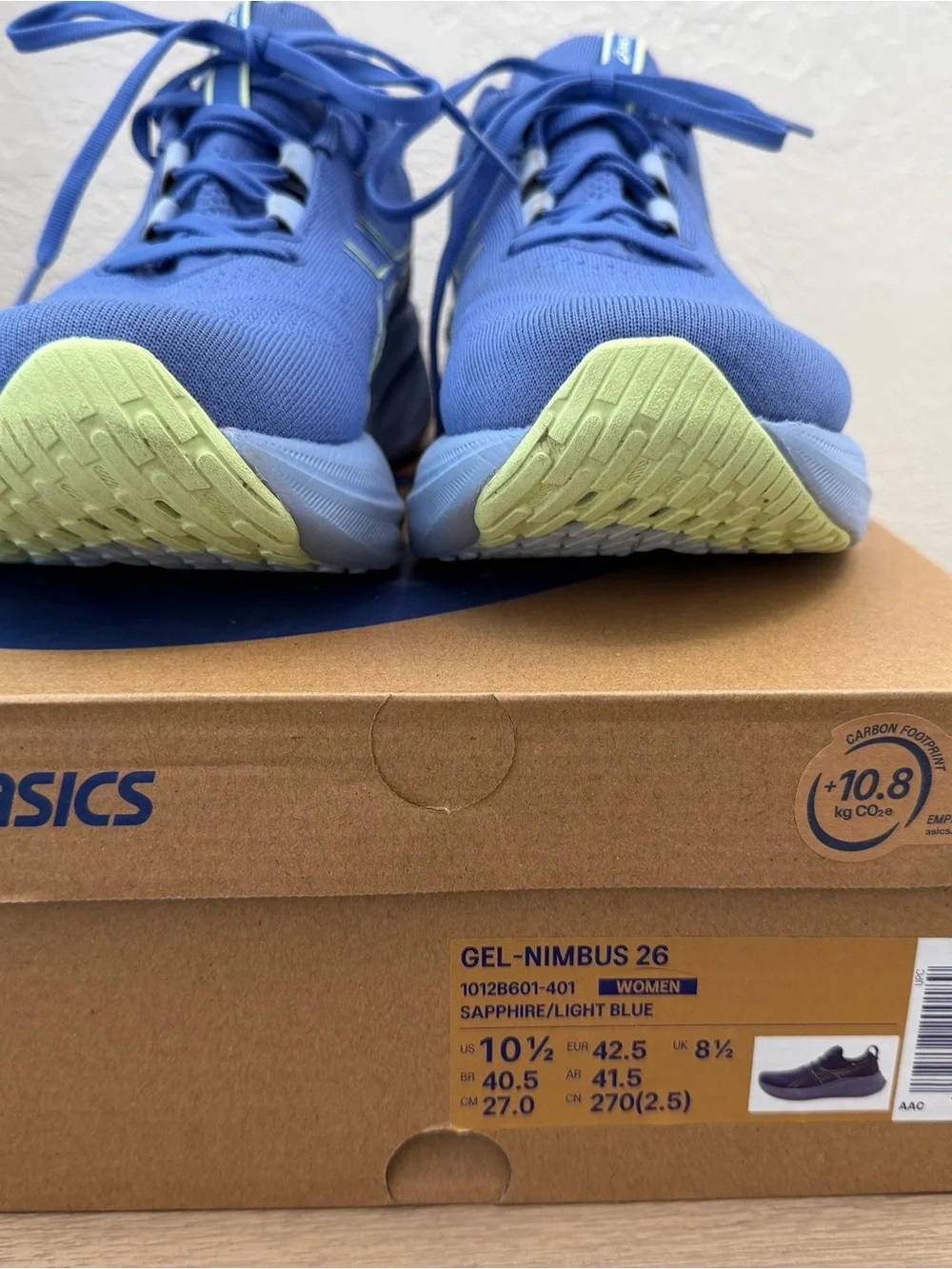 ASICS Gel-Nimbus 26 - Women’s Running Shoe Sapphire/Light Blue